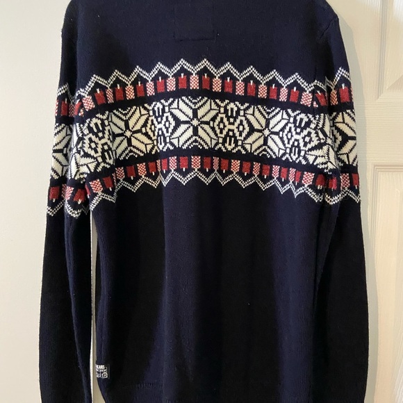 Jeans by Buffalo mans sweater size S preowned - Picture 2 of 3